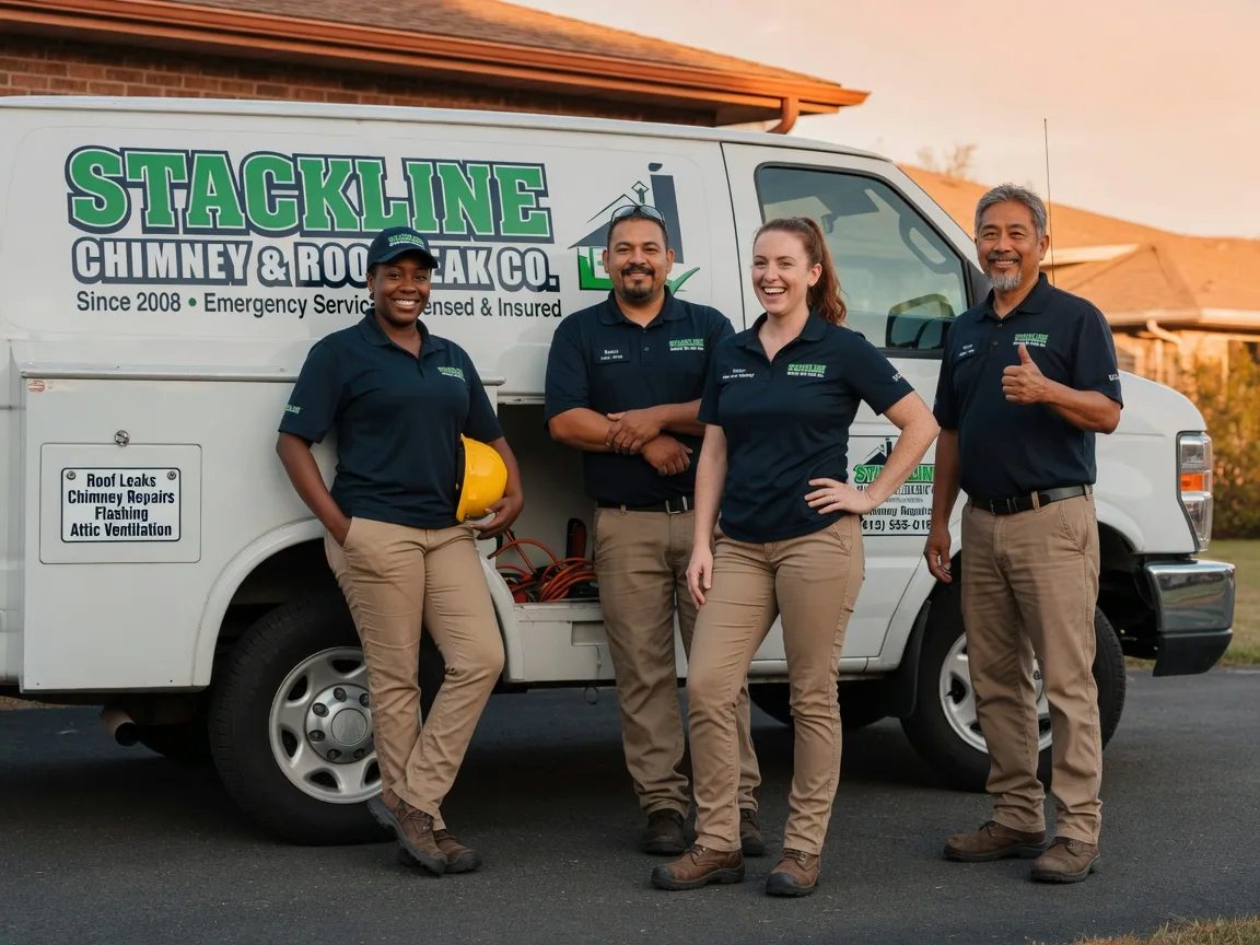 Chimney flashing repair company in Chester, OK